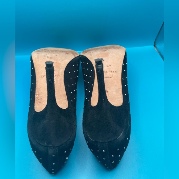 Cole Haan silver and black heels - Picture 6 of 8